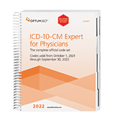 image of 2022 ICD-10-CM Expert for Physicians with Guidelines (Spiral)