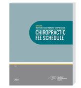 image of 2018 Official New York State Workers’ Compensation Medical Fee Schedule (Chiropractic Booklet)