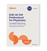 image of 2023 ICD-10-CM Professional for Physicians with Guidelines (Softbound)