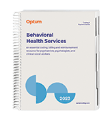 image of 2023 Coding and Payment Guide for Behavioral Health Services (Spiral)
