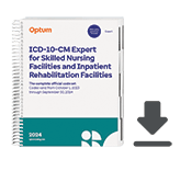 image of 2024 ICD-10-CM Expert for SNF &amp; Inpatient Rehabilitation Facilities with Guidelines (eBook)