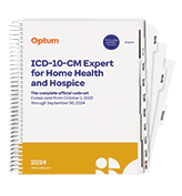 image of  ICD-10-CM Expert for Home Health and Hospice with Guidelines (Spiral)