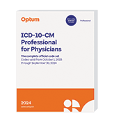 image of 2024 ICD-10-CM Professional for Physicians with Guidelines (Softbound)