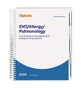 image of  Coding Companion&lt;sup class=&quot;specialChar&quot;>&amp;reg;&lt;/sup> for ENT/Allergy/Pulmonology (Spiral)