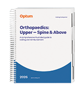 image of  Coding Companion&lt;sup class=&quot;specialChar&quot;>&amp;reg;&lt;/sup> for Orthopaedics: Upper – Spine &amp; Above (Spiral)